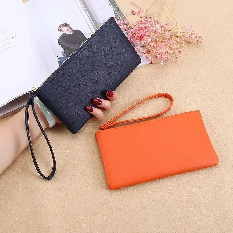 balo xinh balo da nữ 2024 New Zipper Ladies Long Wallet Coin Purse Wallet PU Fash