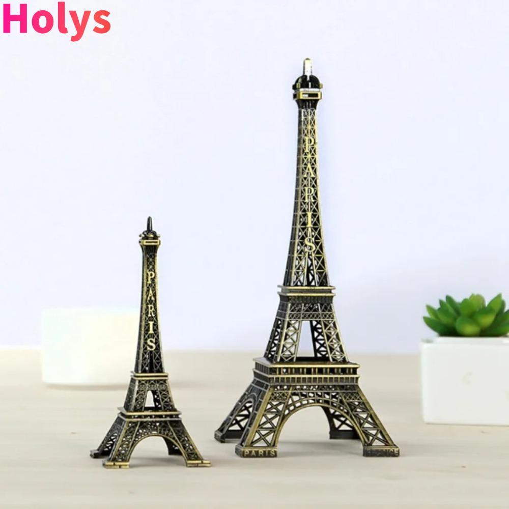Tượng Tháp Eiffel HOLYS, 7 kích cỡ Mô hình tháp Eiffel thiết kế tinh tế, có hộp Kim loại Đồng Tháp E