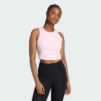 adidas Phong cách sống ÁO TANK TOP LÓT ĐỆM 3 GẠCH ESSENTIALS Nữ Hồng KC5182