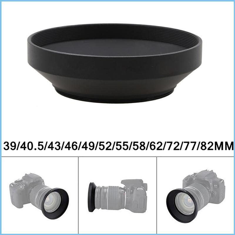 EZ 39mm 40 5mm 43 46 49 52 55 58 62 72mm Hợp kim nhôm Kim loại ống kính góc rộng Hood