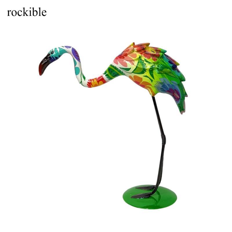 Điêu khắc Flamingo với đế phẳng đứng Flamingo Đỏ