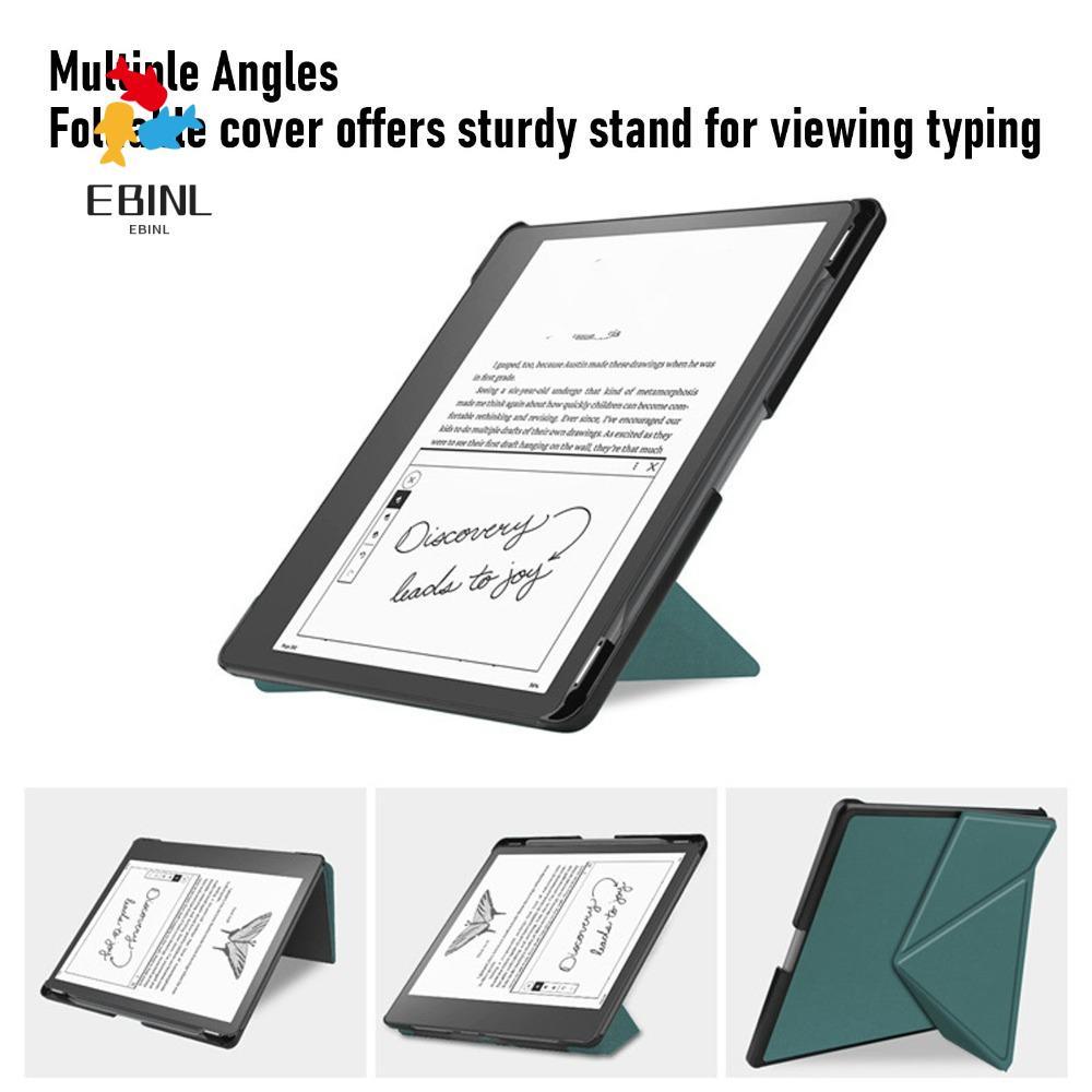 EBINL E Reader, Kích thước 10,2 Inch Tự động ngủ Wake E Book Reader Stand Cover, Chất liệu giả da Th