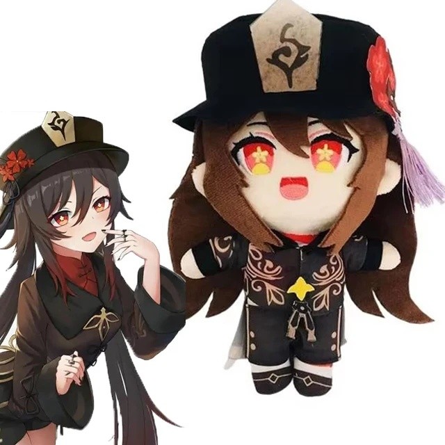 20cm Genshin óc chó Đồ chơi sang trọng Búp bê óc chó NeuvilletteWriothesleyFocalorsLyneyArlecchinoSu