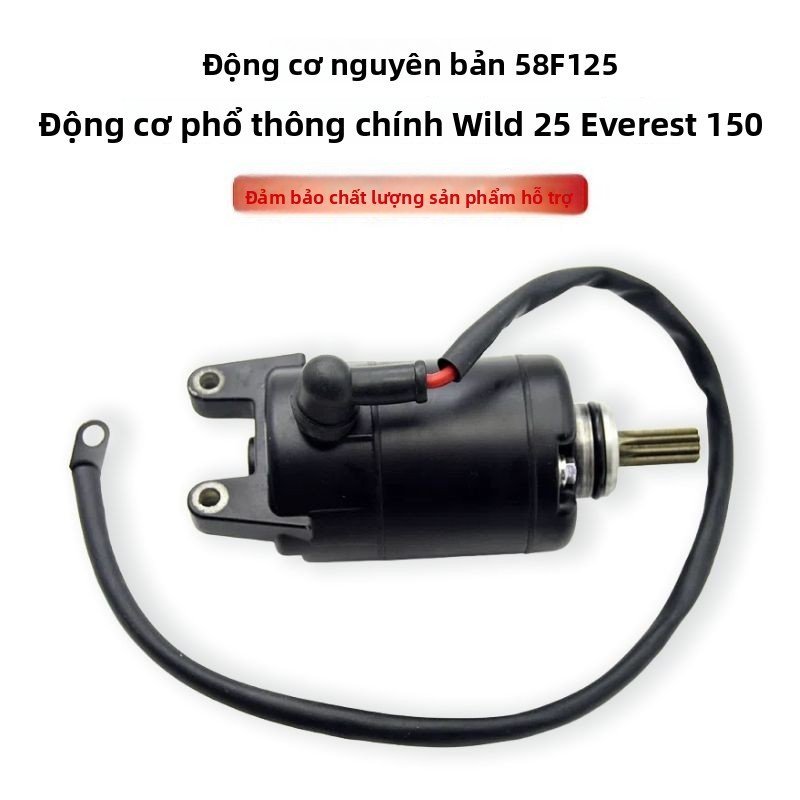 Mô tơ đề cho xe máy Wangye SBF125/Zhufeng SBF150/Jianshe JS125-13 chất lượng zin