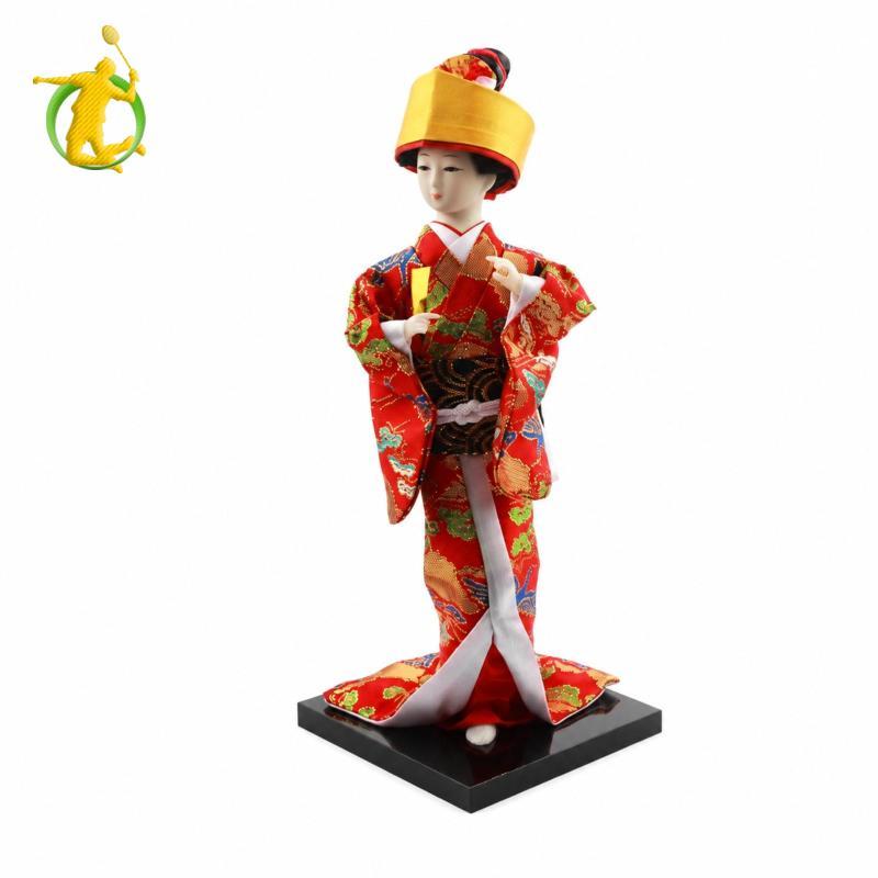 Nhật Bản Geisha Hình Trang Trí Tóc Để Bàn Búp Bê Geisha R9001
