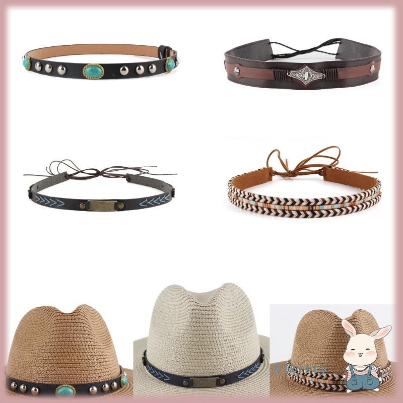 HIK Western Hat Belt Band DIY Hat Band Cowboy Hat Band Western Beaded Hat Band