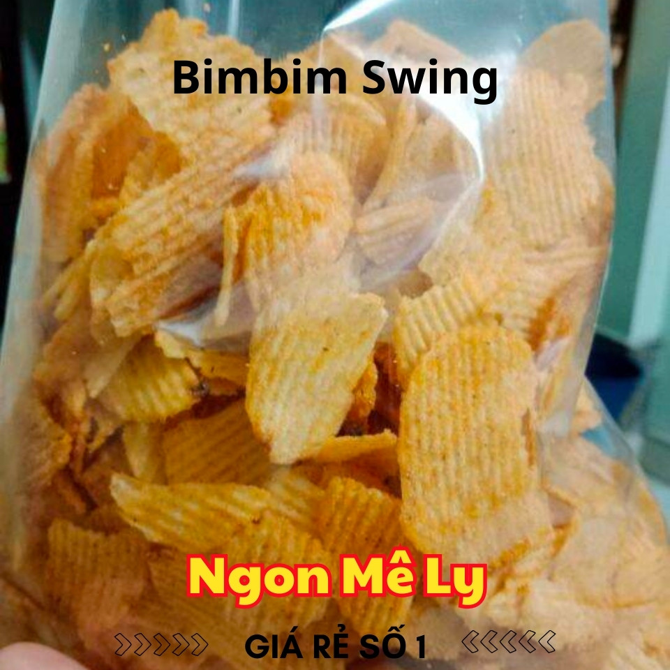 Bim bim khoai tây Swing vỡ cánh, snack khoai tây, bim Swing khoai tây giòn thơm ngon đậm vị