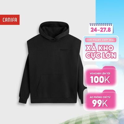 Áo nỉ vòng lông nữ có mũ CANIFA 6TW25C003