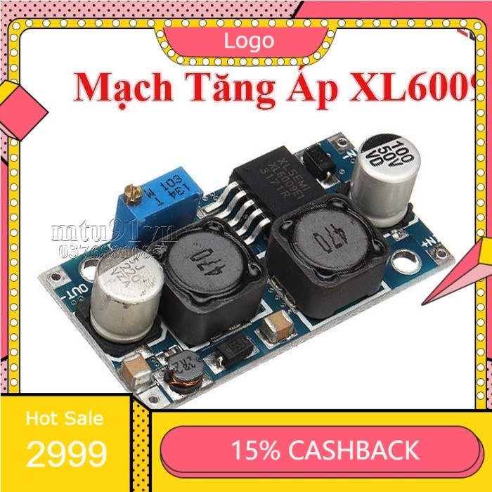 Mạch Tăng Áp XL6009 có cố định áp - ổn áp tự động XL6009 2A