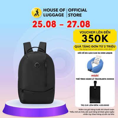 Balo laptop 15.6in Citypak 2.0 Round Delsey Pháp
