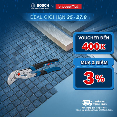 Kềm Kẹp Mỏ Quạ Bosch 1600A02W3N – Chắc Chắn, Điều Chỉnh Linh Hoạt, Chuẩn Đức