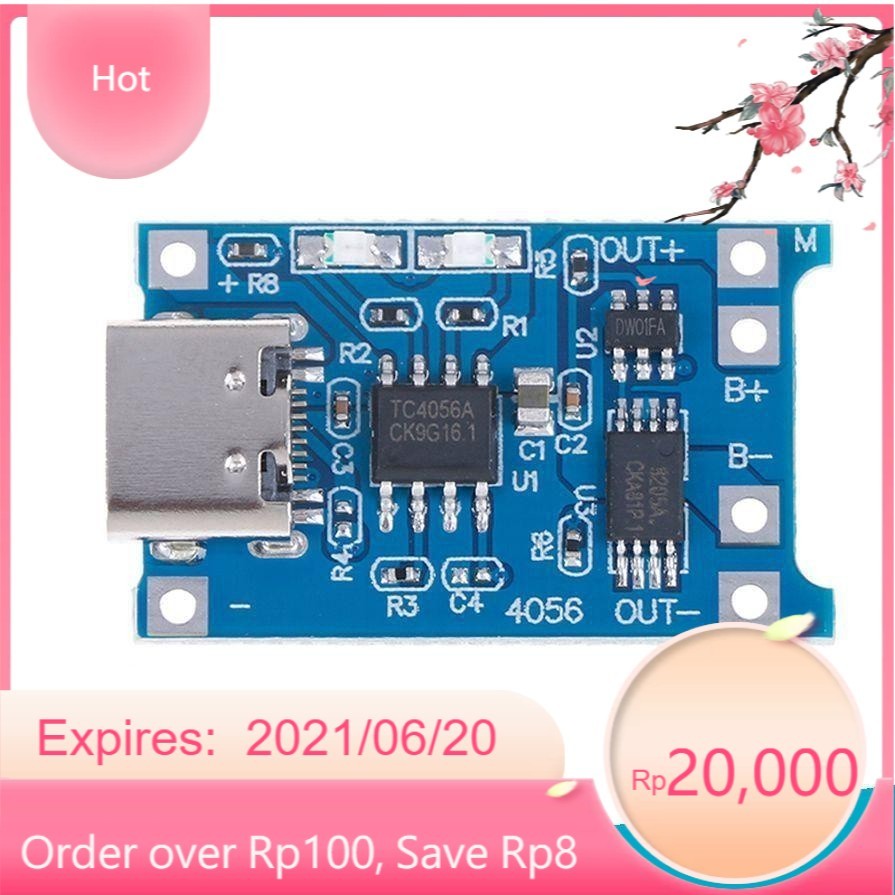 Module Sạc Pin TP4056 1A Type-C