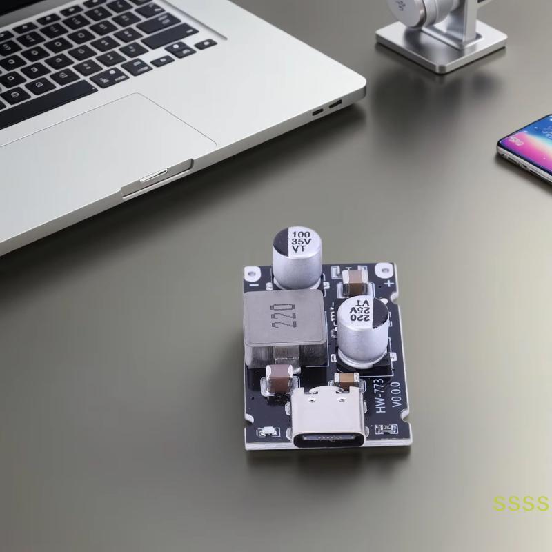 Mô-đun sạc nhanh WSS 65W PD Type-C Cổng USB 5V 9V 12V 20V Hỗ trợ đầu ra QC3.0 SCP cho Bộ sạc di động
