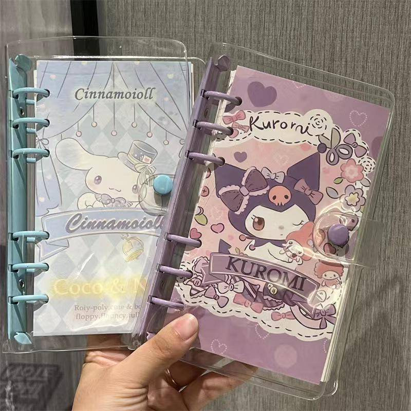 Sanrio Kuromi Cinnamoroll Sanrio Loose Binder Notebook 6 Planner Planner Book Supplies