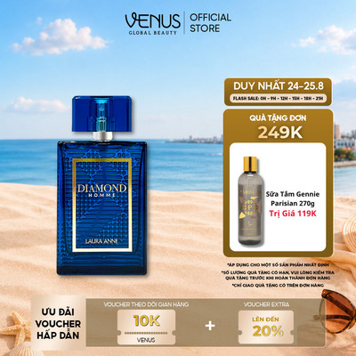 [LIVE ĐỘC QUYỀN] [MUA 1 TẶNG 1] Nước Hoa Nam Diamond Homme hương thơm nam tính, sang trọng 45ml