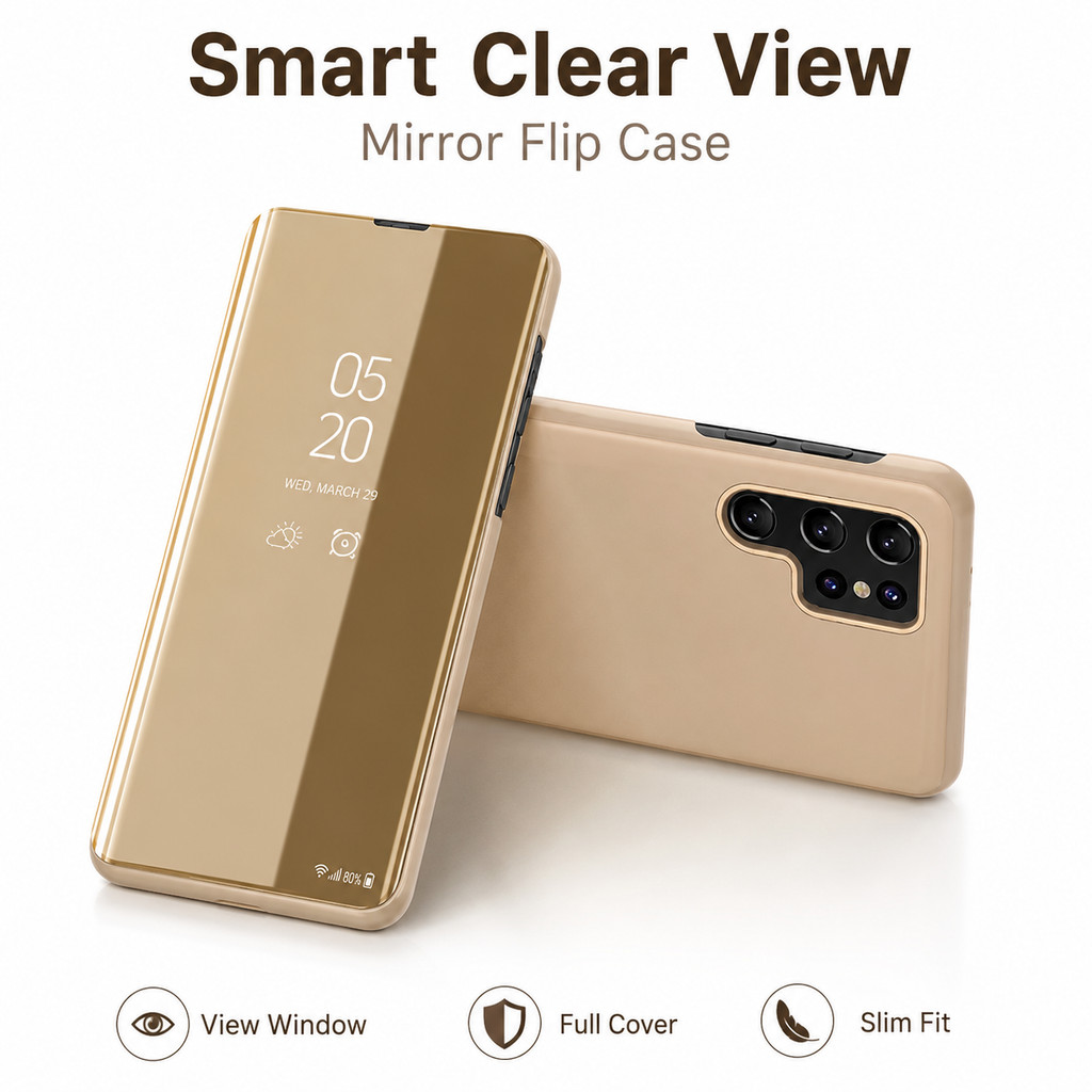 Ốp Lưng Cho Samsung Galaxy S26 Ultra S25 FE Edge S24 Plus S23 S22 S21 A17 A16 A15 A14 Smart Clear Vi