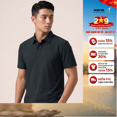 Áo phông nam cộc tay GrusZ mã 140126017GZTĐ APVG02