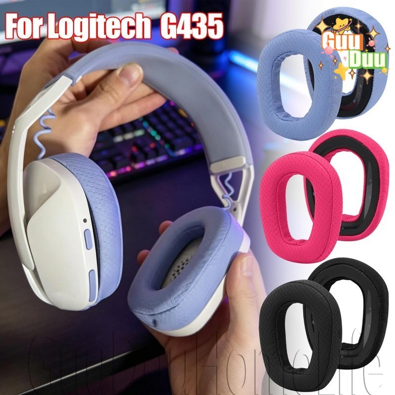 [GUUDUU] Miếng đệm tai thay thế cho Logitech G435 - Đệm tai lưới - Phụ kiện tai nghe - Vỏ bọc đệm ta