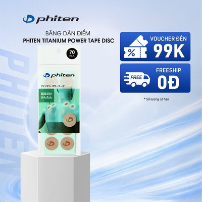 Băng Dán Hỗ Trợ Cơ Phiten Power Tape Disc miếng dán hỗ trợ cơ bắp giúp thư giãn vùng cơ đang gặp vấn đề