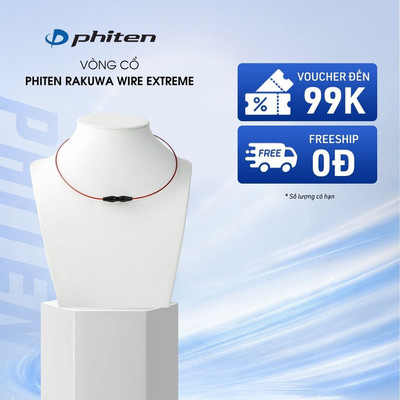 Vòng Cổ Phiten Rakuwa Necklace Wire Extreme Hỗ Trợ Vận Động Thể Thao Giúp Cân Bằng Cơ Thể