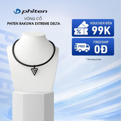 Vòng Cổ Phiten Rakuwa Necklace Extreme Delta Hỗ Trợ Vận Động Thể Thao Giúp Cân Bằng Cơ Thể