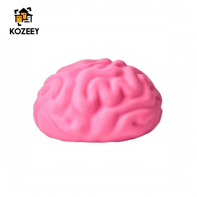 KOZEEY Não Squishy Đồ Chơi Lớn Rãnh Não Căng Thẳng Bóng Giải Phẫu Căng Thẳng Bóng Cầm Tay Kết Cấu Th