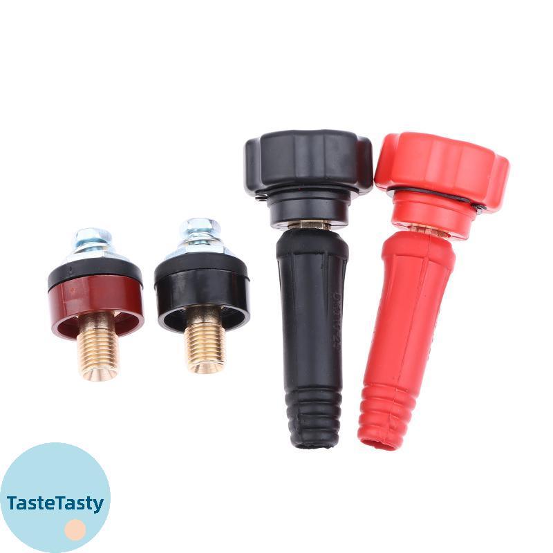Cáp máy hàn TasteTasty DKJ10-25 Đầu nối DKJ an toàn Dây bền linh hoạt cho hoạt động hàn hạng nặng Bả