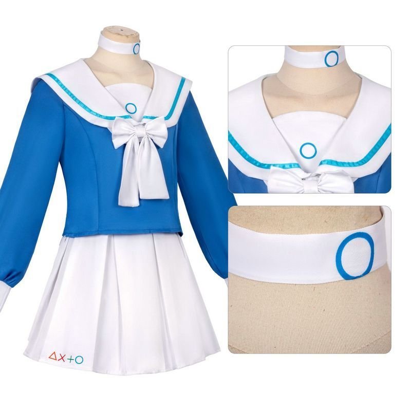 Đồng phục thủy thủ JK cosplay Arona từ Blue Archive, bộ đồ nữ sinh, hóa trang game, đầy đủ, xinh