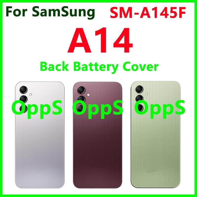 Ốp điện thoại Pin Kính Nhà Ở Cho Samsung Galaxy a14 4G sm-a145f a145 a145f Cửa Kính Mặt Sau Pin Ốp đ