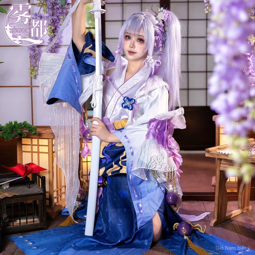 Hàng có sẵn Naraka: Bladepoint Hồ Đào Tử Đằng Thần Tử cos Trang phục game 2D cosplay Bộ vest nữ