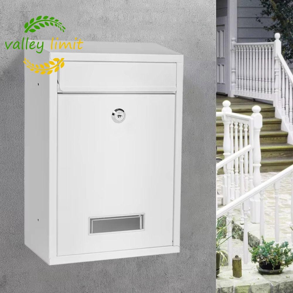 Hộp thư treo tường VALLEY LIMIT, Hộp thư bằng sắt chống mưa, Hộp đựng báo có 2 phím Khóa an toàn Hộp