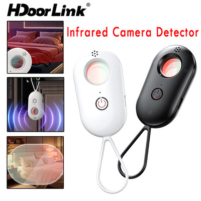 Máy dò camera hồng ngoại HdoorLink Máy dò camera Mini Báo động đường dài Chống nhìn trộm Máy dò bảo vệ