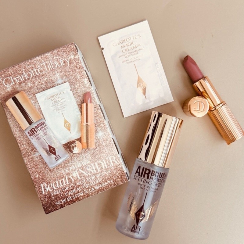 Xịt khoá nền giữ lớp make up Charlotte Tilbury Airbrush Flawless Setting Spray - Lepit Cosmetic