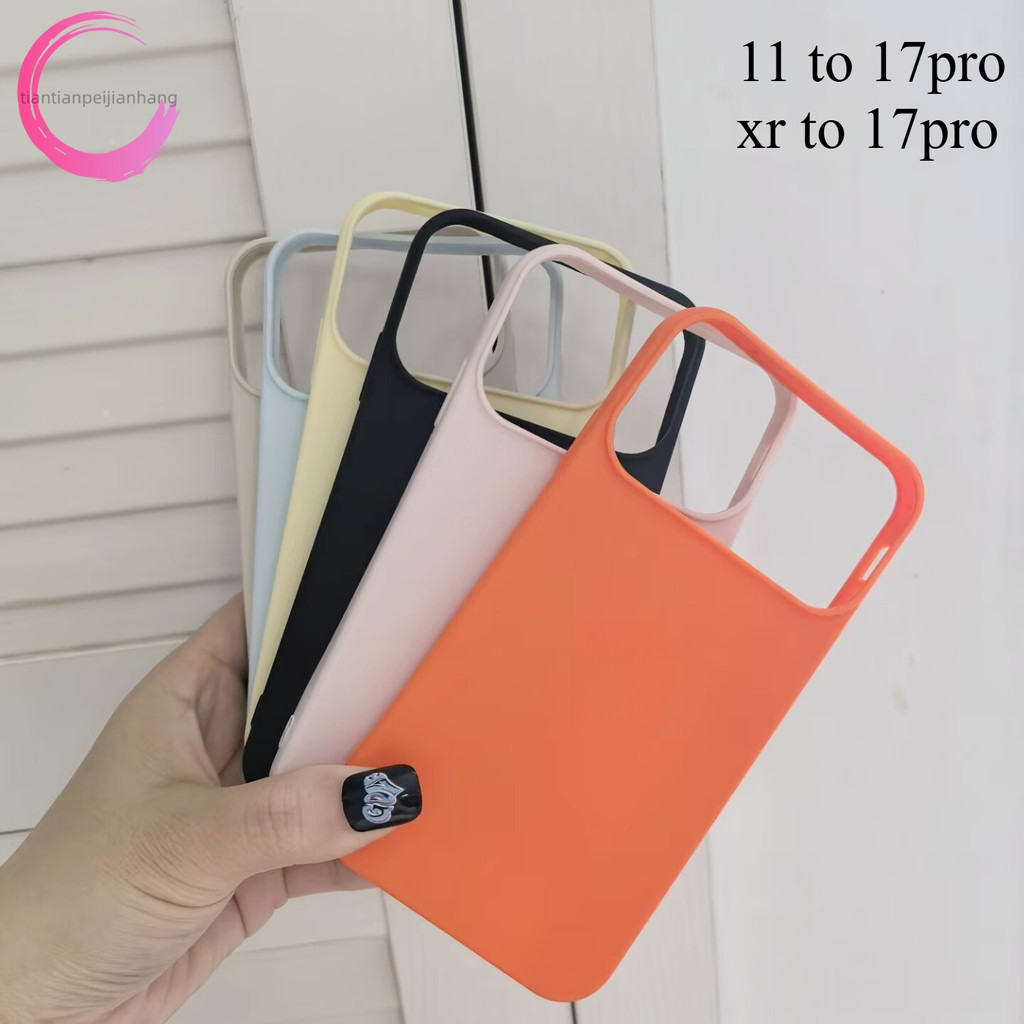 Ốp Điện Thoại Camera XR Đến 17Pro Diy Case XR Như 17 pro Xr Đến 17Pro 11 Đến 17Pro Ốp Lưng Bảo Vệ