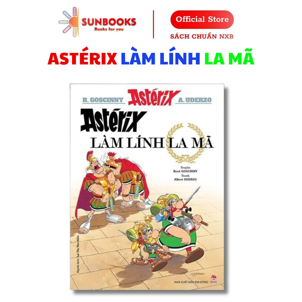 Sách - Astérix - Asterix làm lính La Mã