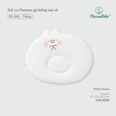 Gối La Pomme gà bông vui vẻ - Sợi Petit Soyeu thoáng mát  - Bé gái - Freesize