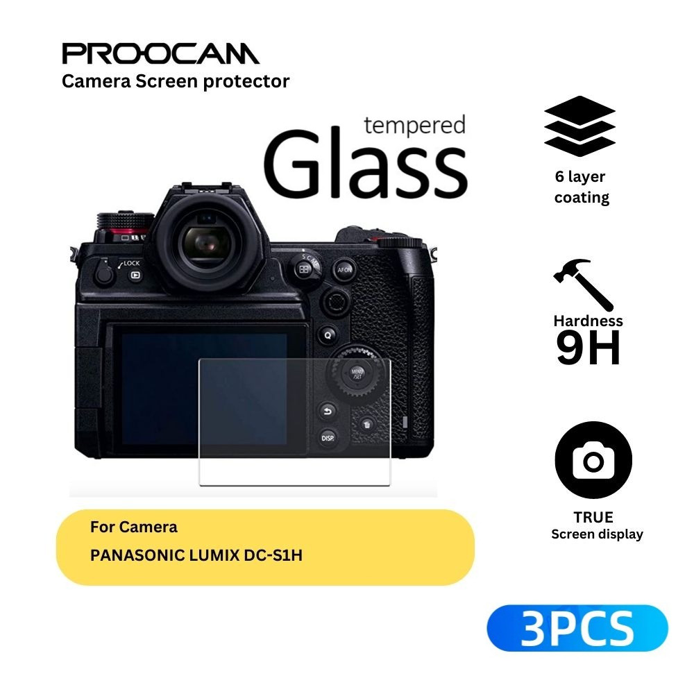 3 Máy Ảnh LCD HD Kính Bảo Vệ Màn Hình Cho Panasonic LUMIX-S5-II-X LUMIX-S5-II LUMIX-S5 LUMIX-S9 LUMI