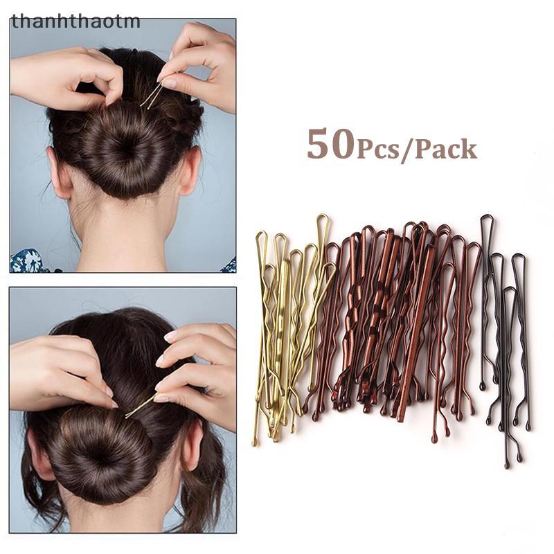 Thh 50 cái kẹp tóc 5cm Kẹp Tóc Nữ Kẹp tóc xoăn lượn sóng kẹp tóc kẹp tóc nữ kẹp tóc phụ kiện tạo kiể
