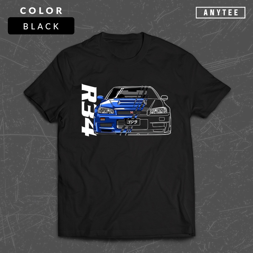 Nissan Gtr R34 Skyline Jdm Ô Tô Đua Xe Ô Tô Áo 19