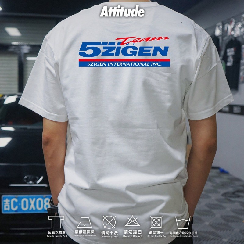 Bán Áo Sơ Mi Thường Ngày 5 Chiều 5zigen Xả Bánh Trung Tâm Cotton Cổ Tròn Áo Thun Unisex Hàng Có Sẵn
