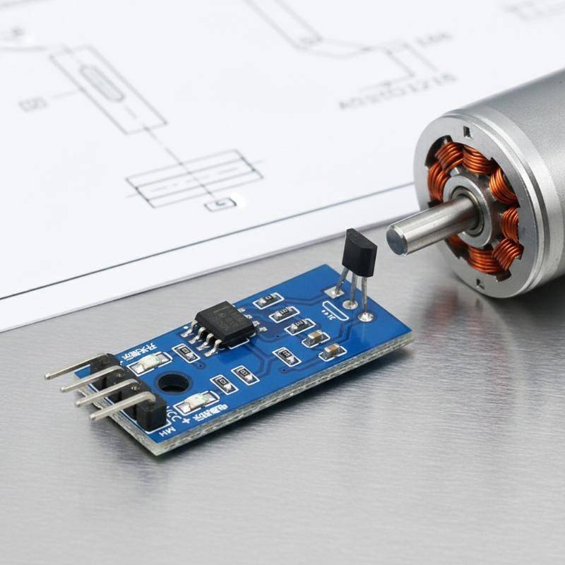 Ha Hall Cảm Biến Mô Đun Đo Tốc Độ Động Cơ 3144E Cảm Biến Tốc Độ Mạch Mở Đơn 3144 Cảm Biến Đếm A3144 