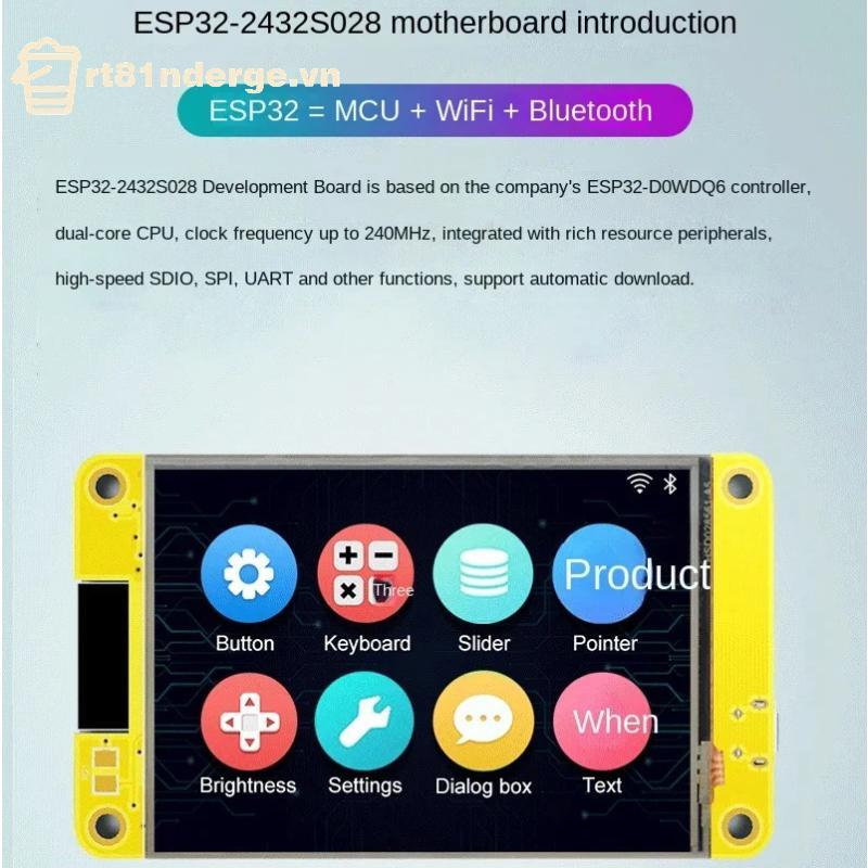 GE ESP32 Ban Phát Triển 2.4 Inch Cảm Ứng LCD TFT Module 240x320 Độ Phân Giải WIFI LVGL GUI Cho VN