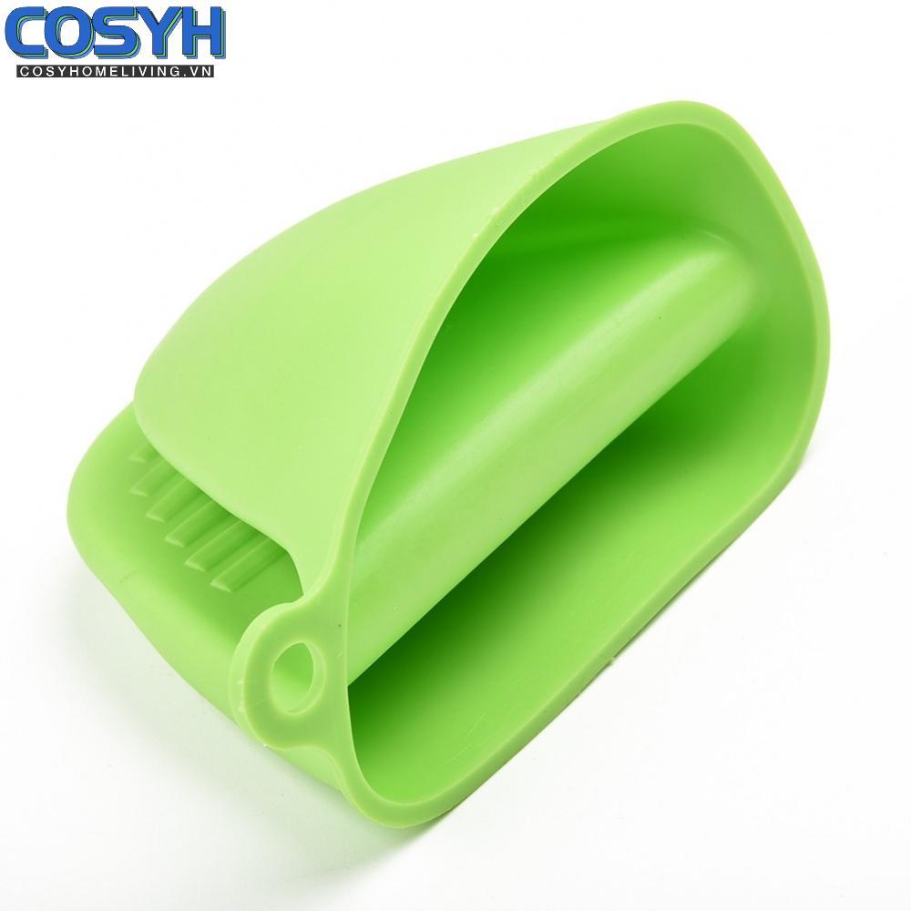 <cosyh>Glove Pliable Heat Silicon Colorful Cooking Durable Hand Heat-Resistant