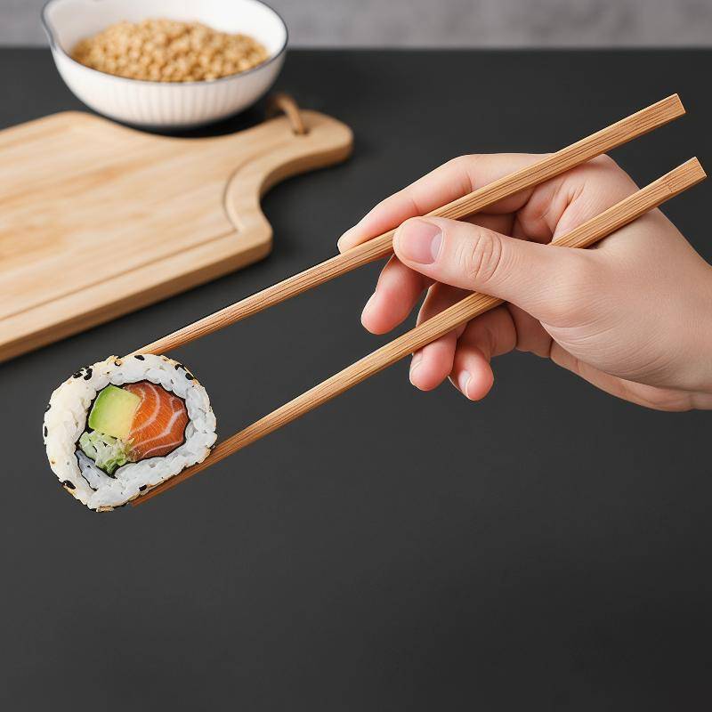 RO > 50 Cặp Chopstis Tre Dùng Một Lần Kín Độc Lập Cho Mang Đi Dã Ngoại Tại Nhà Tiệc Phục Vụ Mới