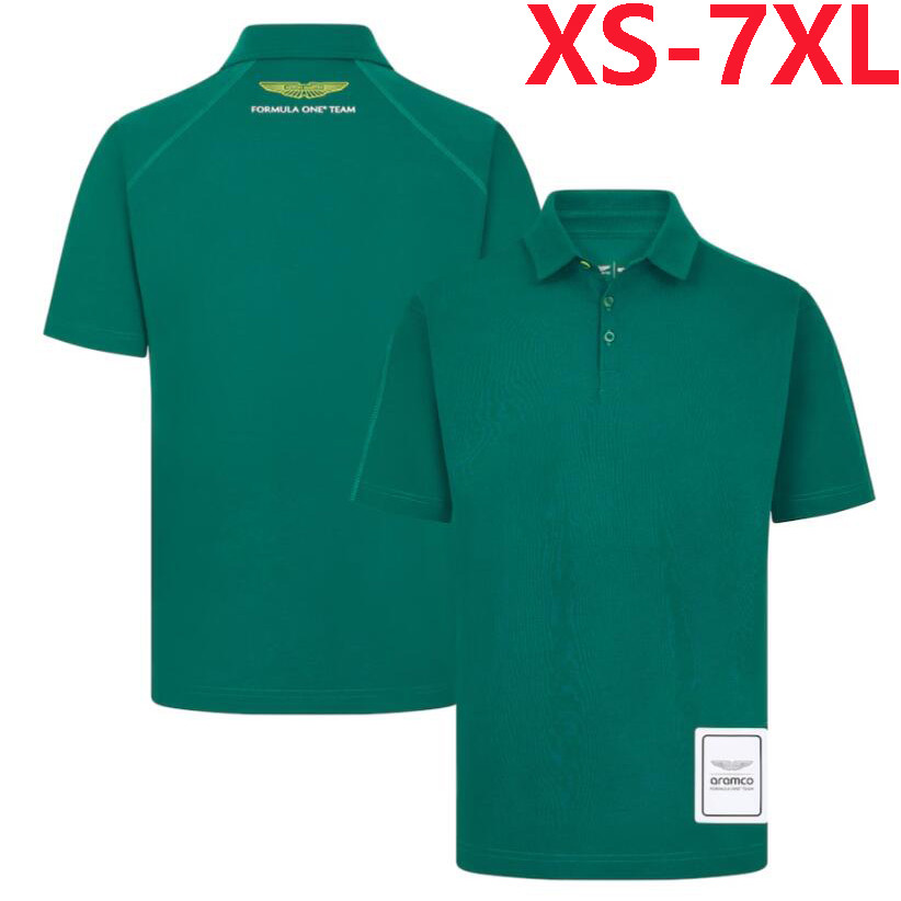 2026 Mới F1 Unisex Áo Sơ Mi Polo Tay Ngắn + F1 Aston Martin Racing Team Jersey