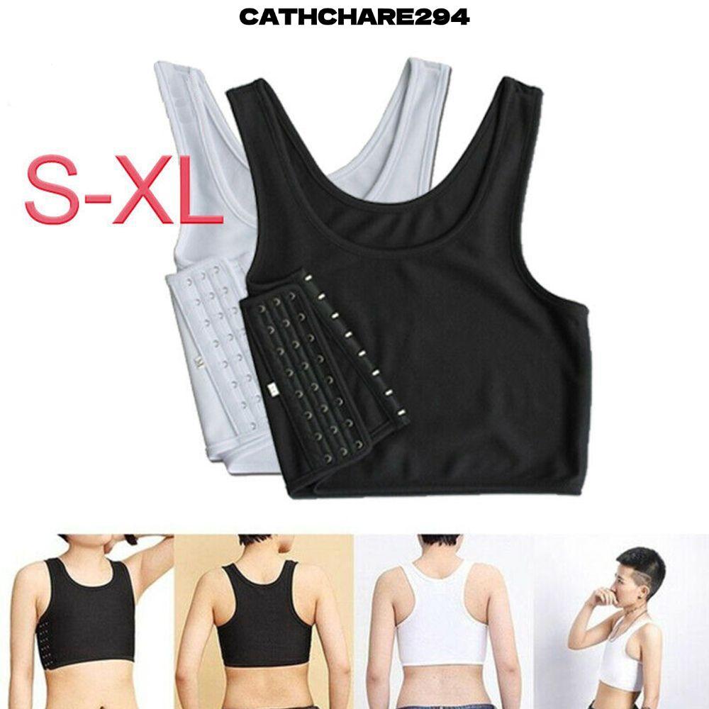 CATCHARE294 Corset Quần Lót Xe Tăng Áo Ngực Chất Kết Dính Đồng Tính Nữ Tomboy