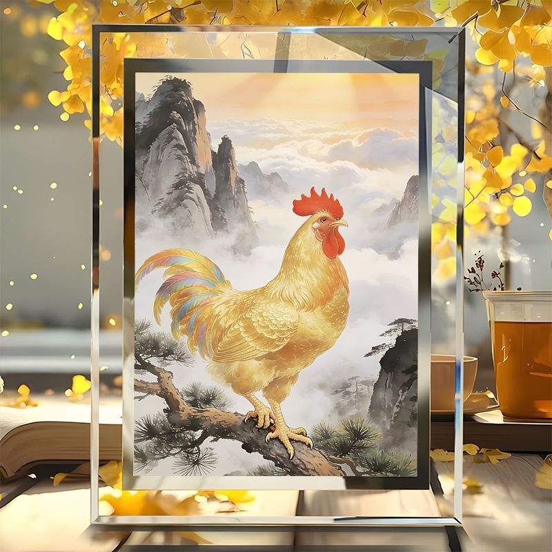 Subaru Rising Star Chính Thức Golden Rooster Rising Rising Rising Rising Crystal Khung Ảnh Phòng Khá