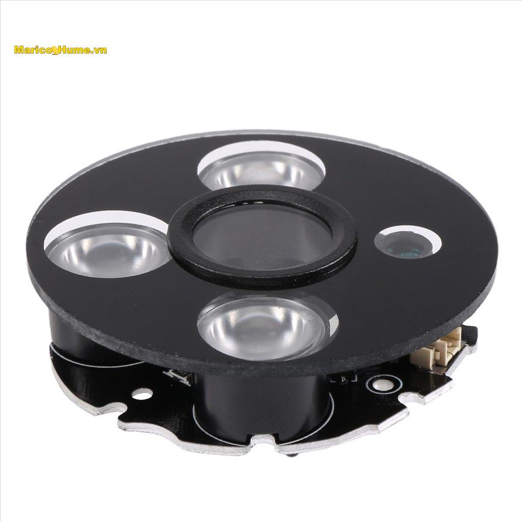 3 mảng IR led Spot Light Hồng ngoại 3x Bảng LED IR cho camera quan sát tầm nhìn ban đêm (đường kính 