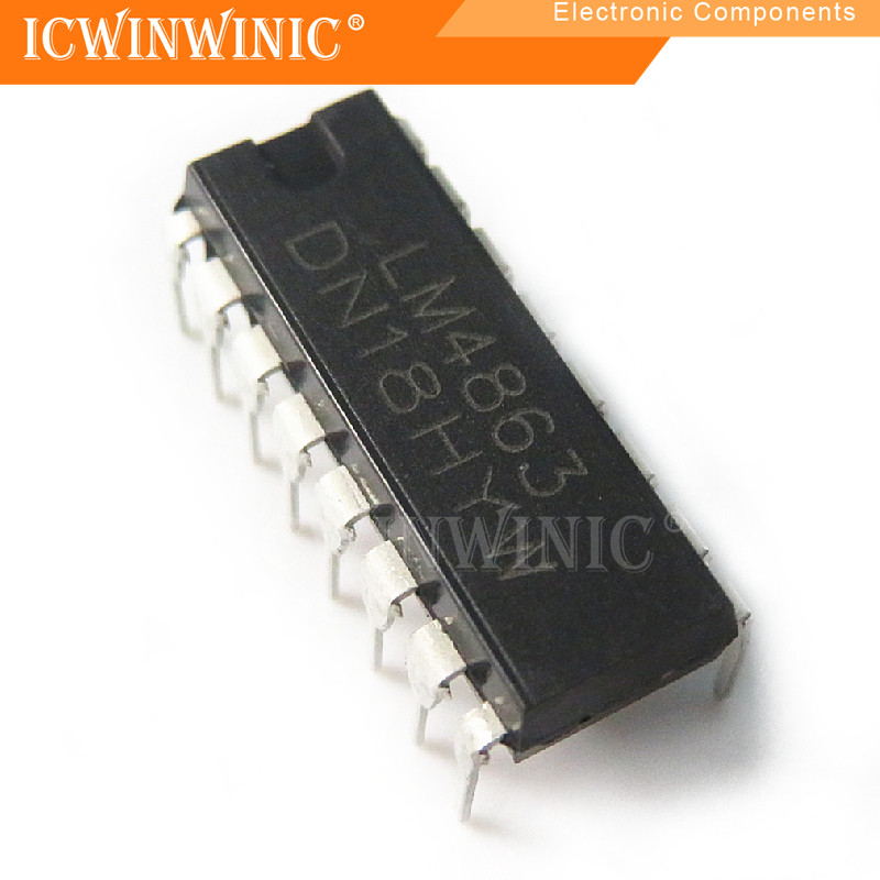 5 mảnh LM4863N LM4863 DIP-16 IC mạch tích hợp