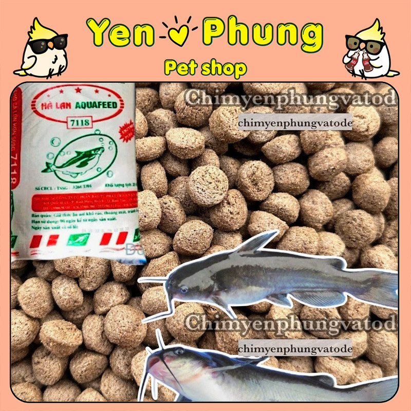 1kg Cám Hà Lan 7118 Viên 10 Li – Cho Cá Ăn Hoặc Câu Cá